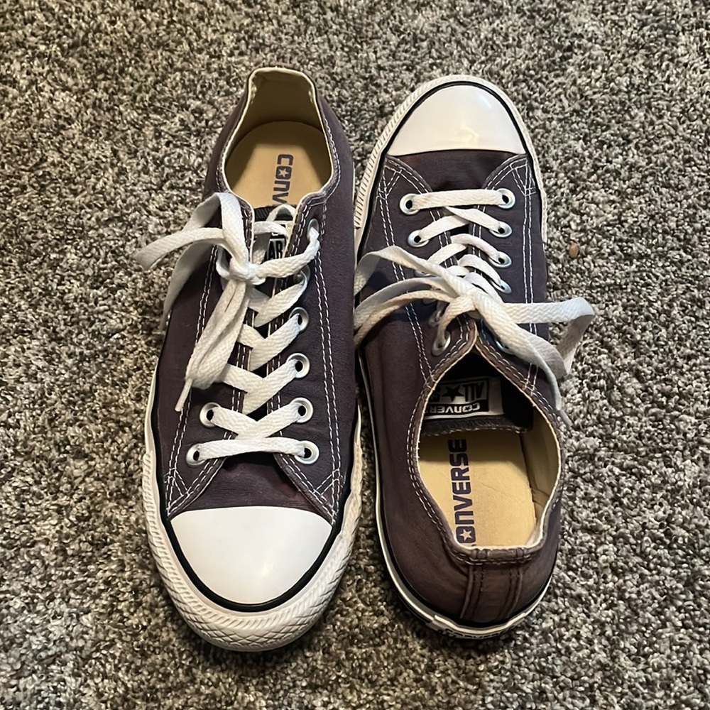 Converse Indigo and White Sneakers